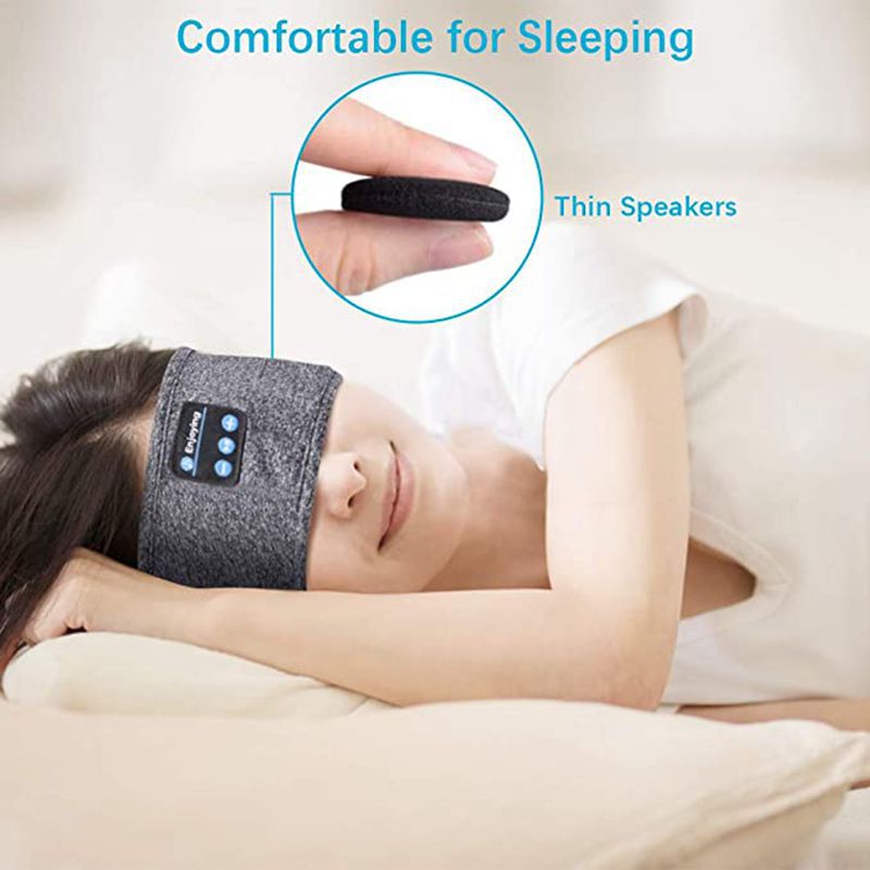 Bandeau écouteur sans fil Bluetooth pour le sommeil et le sport (2 en 1)