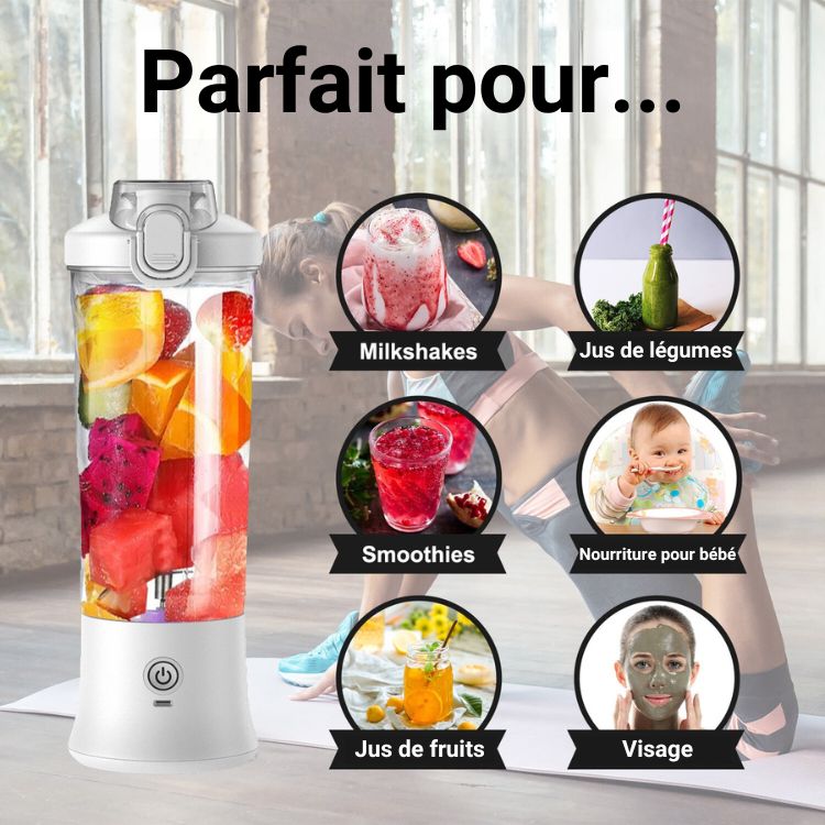 VitaFusion - Mixeur de poche pour smoothies et shakes