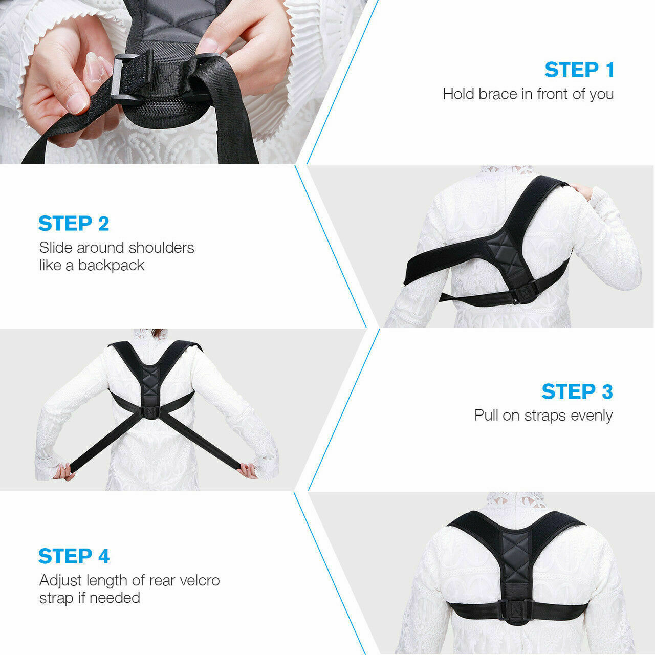KT Correcteur de posture ajustable