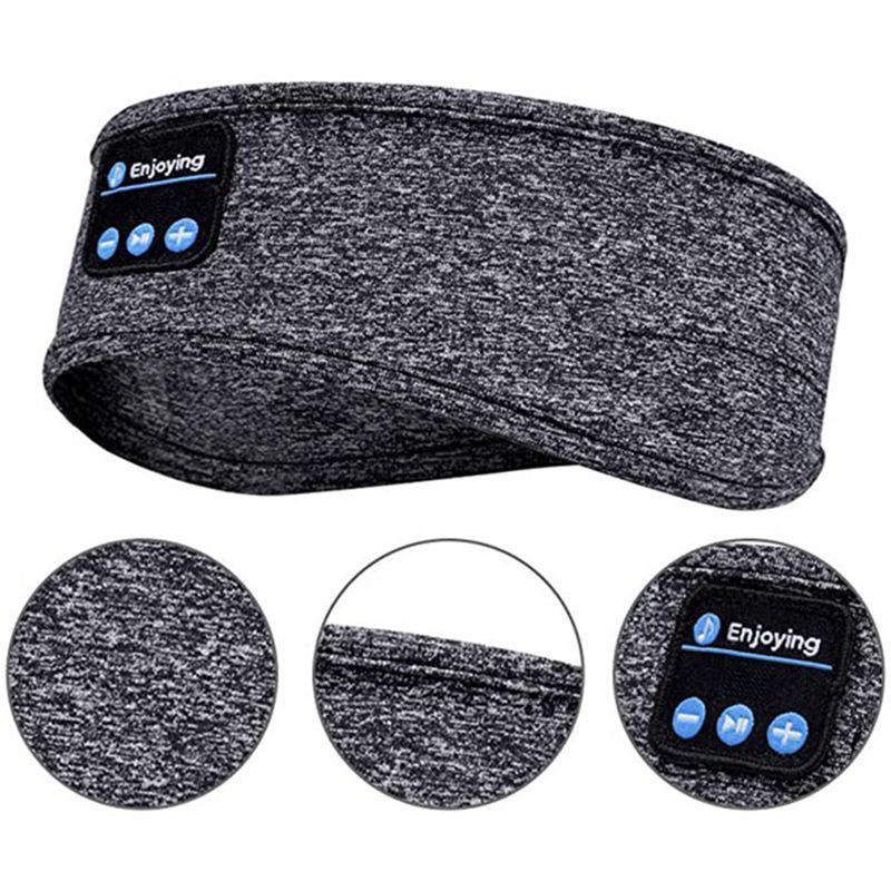 Bandeau écouteur sans fil Bluetooth pour le sommeil et le sport (2 en 1)
