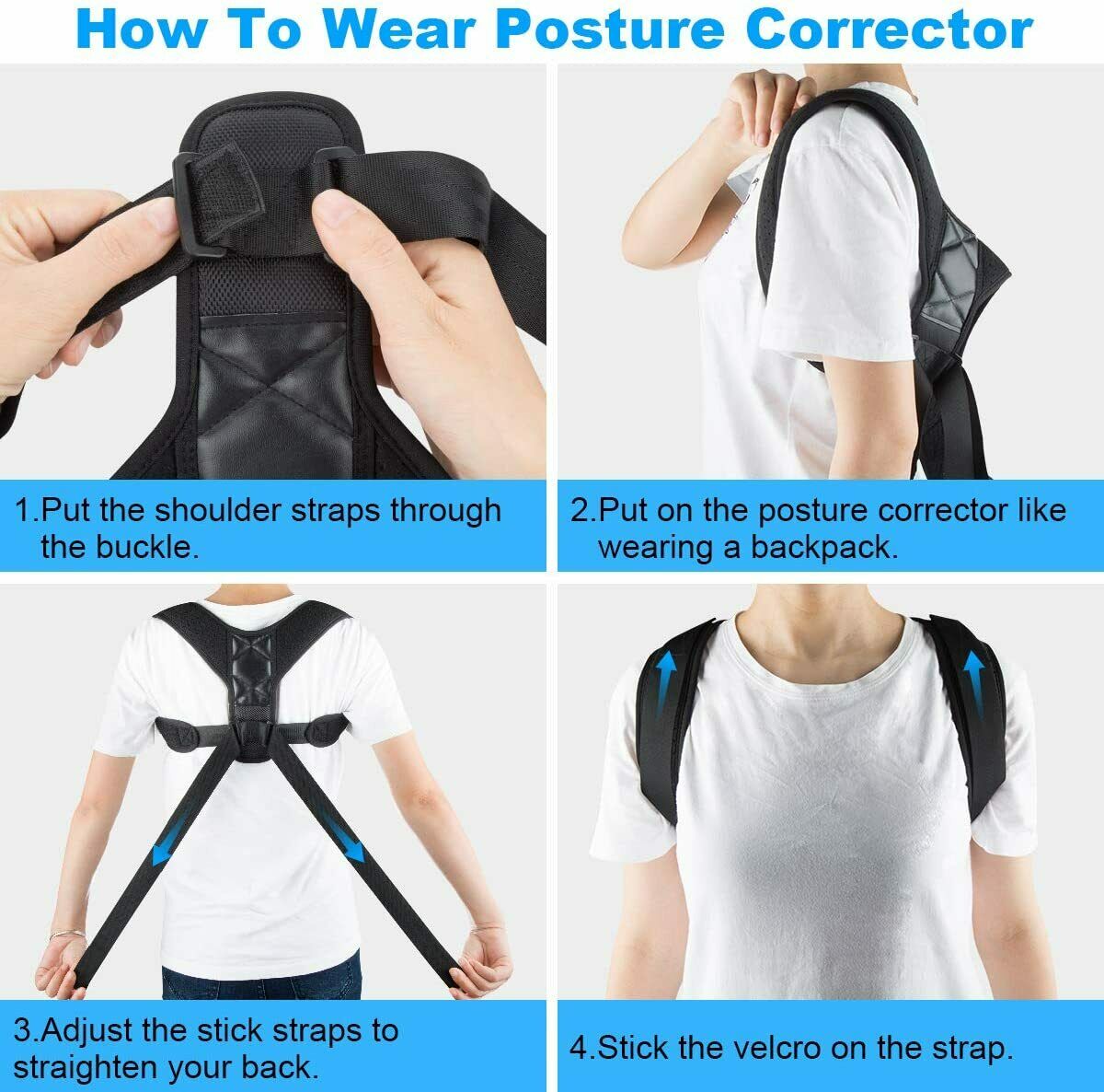 KT Correcteur de posture ajustable