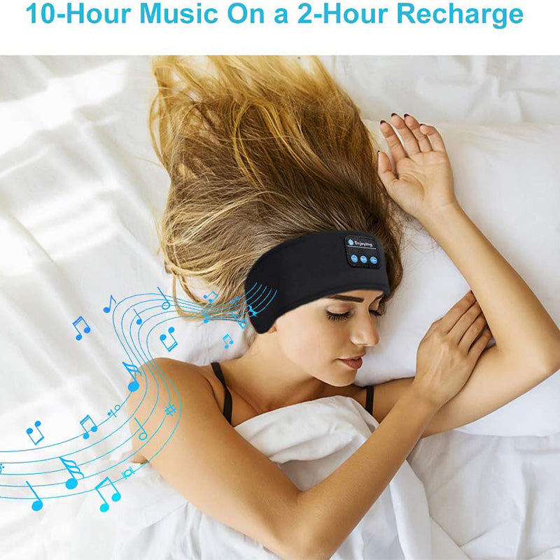 Bandeau écouteur sans fil Bluetooth pour le sommeil et le sport (2 en 1)