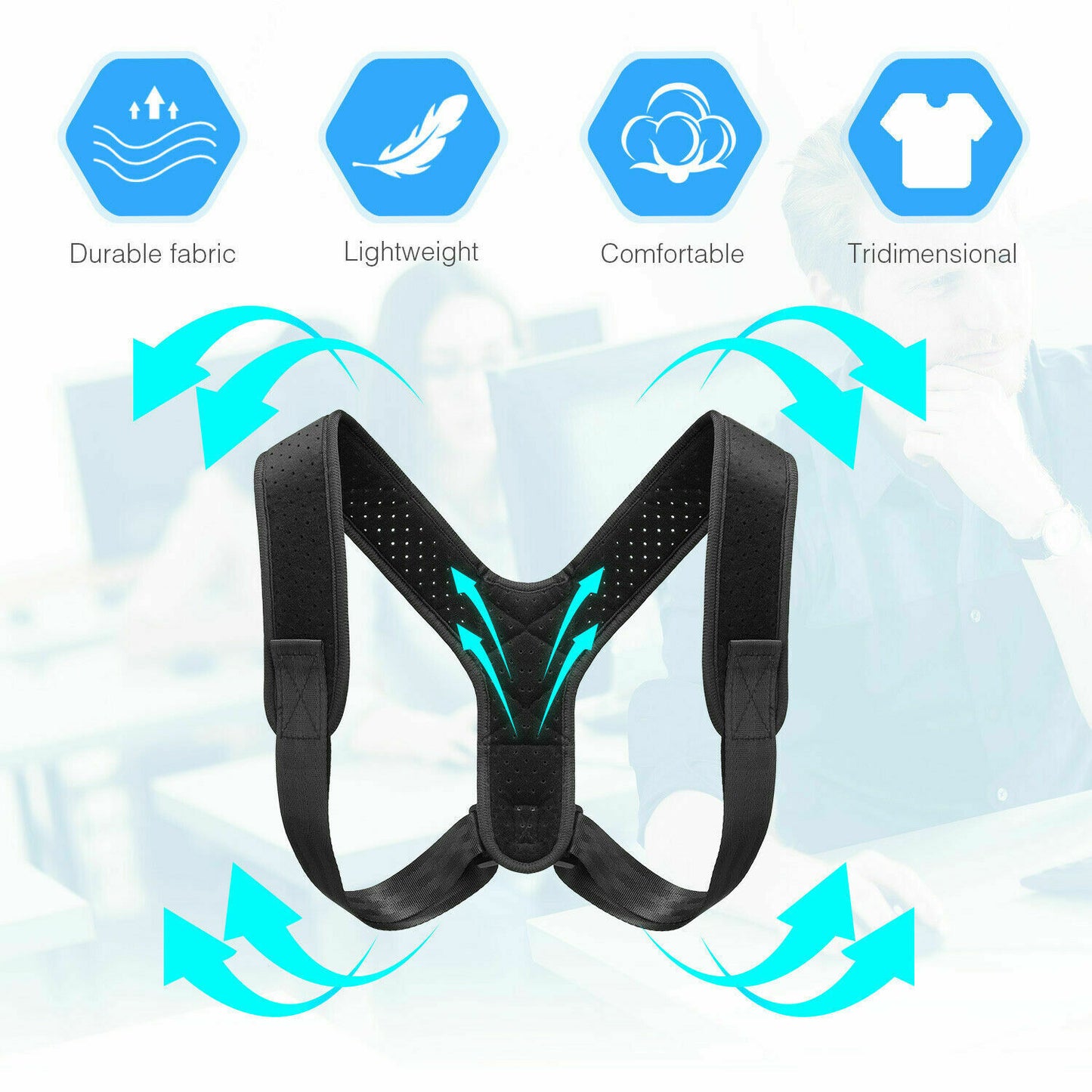 KT Correcteur de posture ajustable