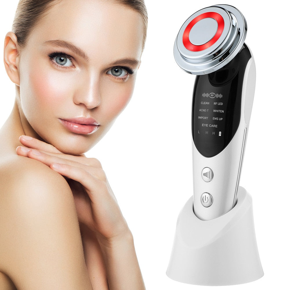 RevitaGlow ™ - Raffermissement, Réducteur de rides et Massage Facial (7 en 1)