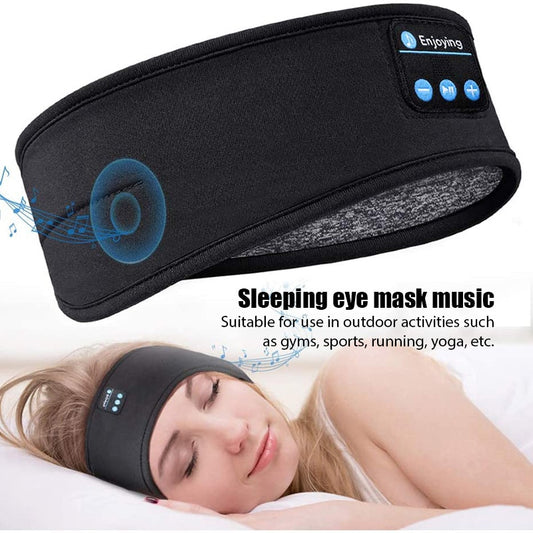 Bandeau écouteur sans fil Bluetooth pour le sommeil et le sport (2 en 1)
